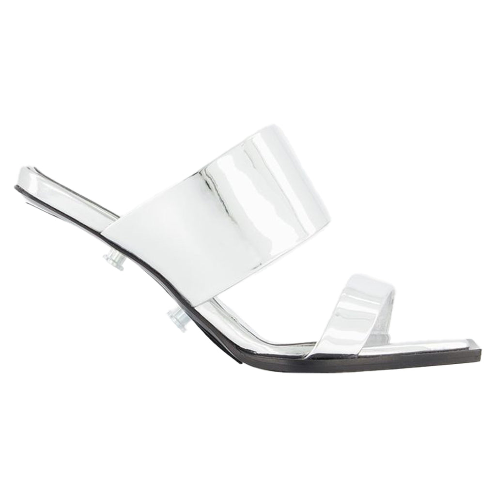 Sandals - Alexander Mcqueen - Silver - Leather