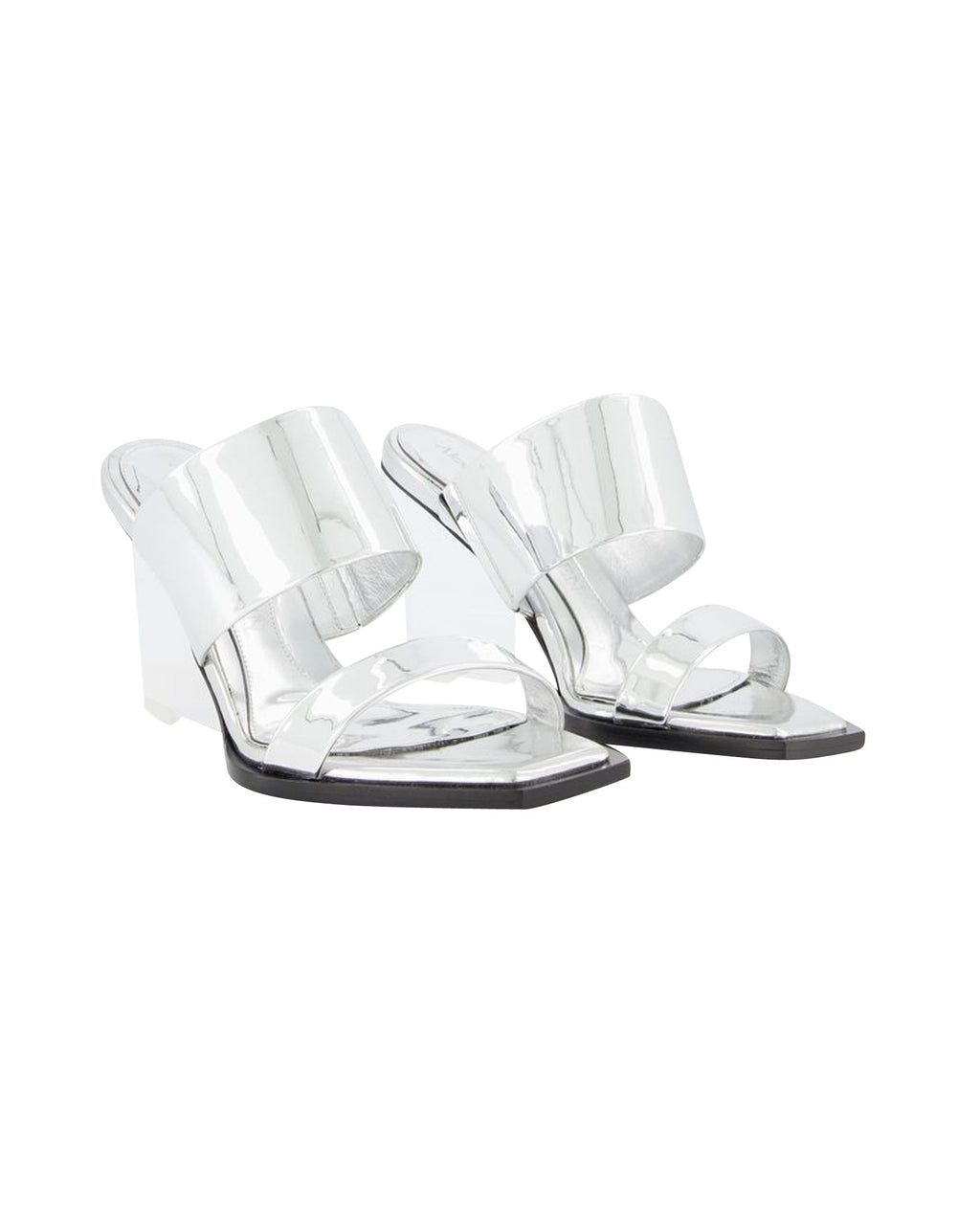 Sandals - Alexander Mcqueen - Silver - Leather