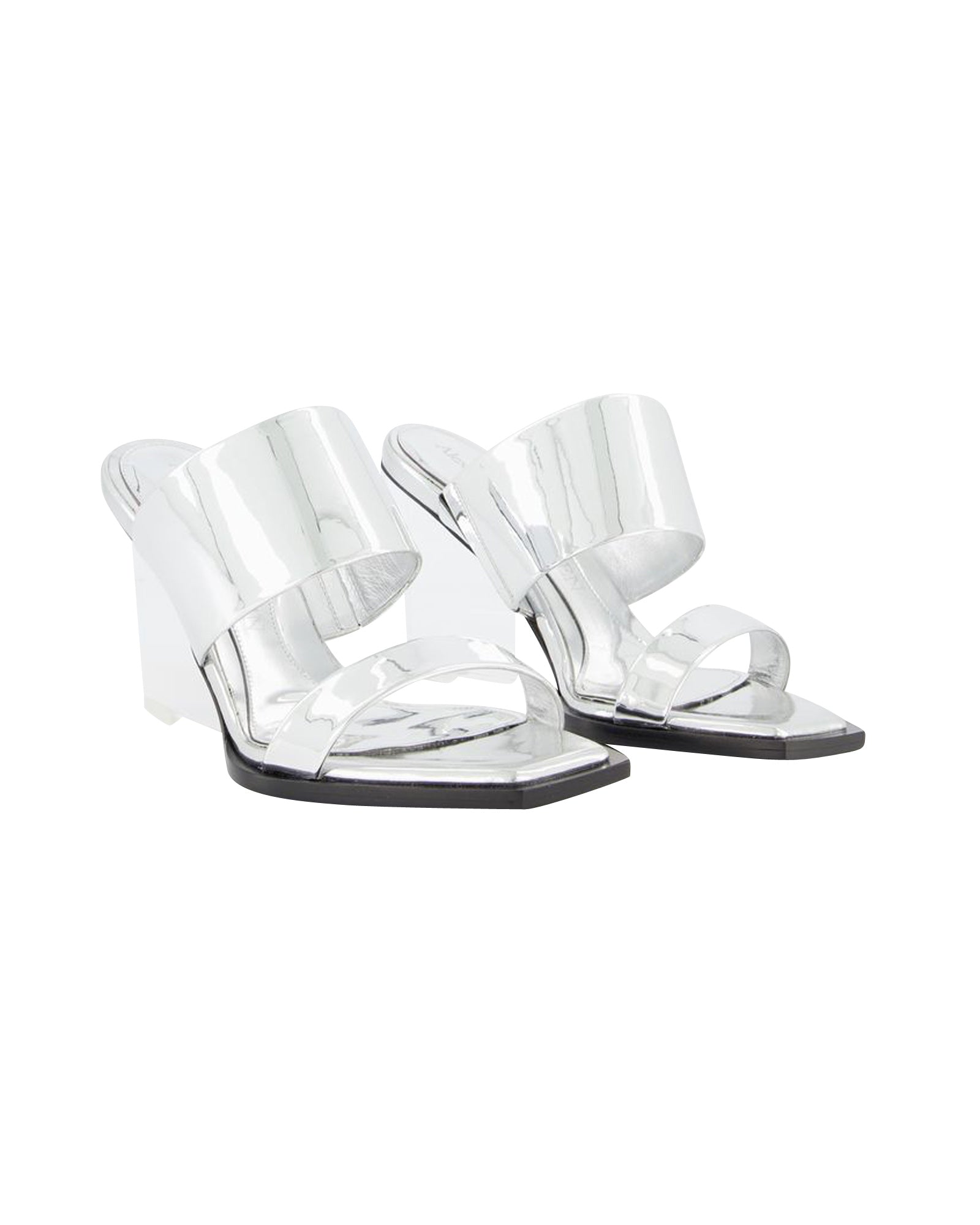 Sandals - Alexander Mcqueen - Silver - Leather
