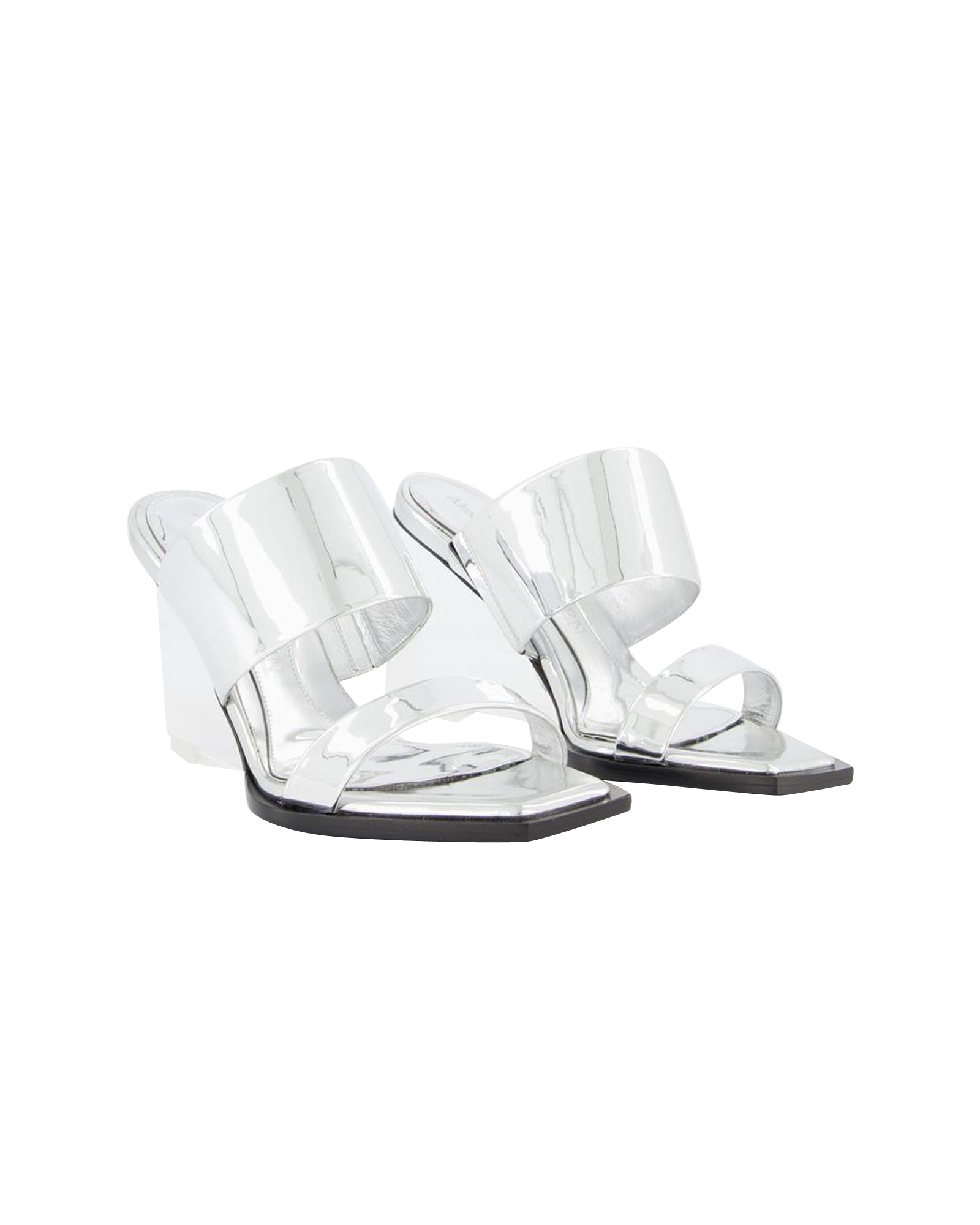 Sandals - Alexander Mcqueen - Silver - Leather