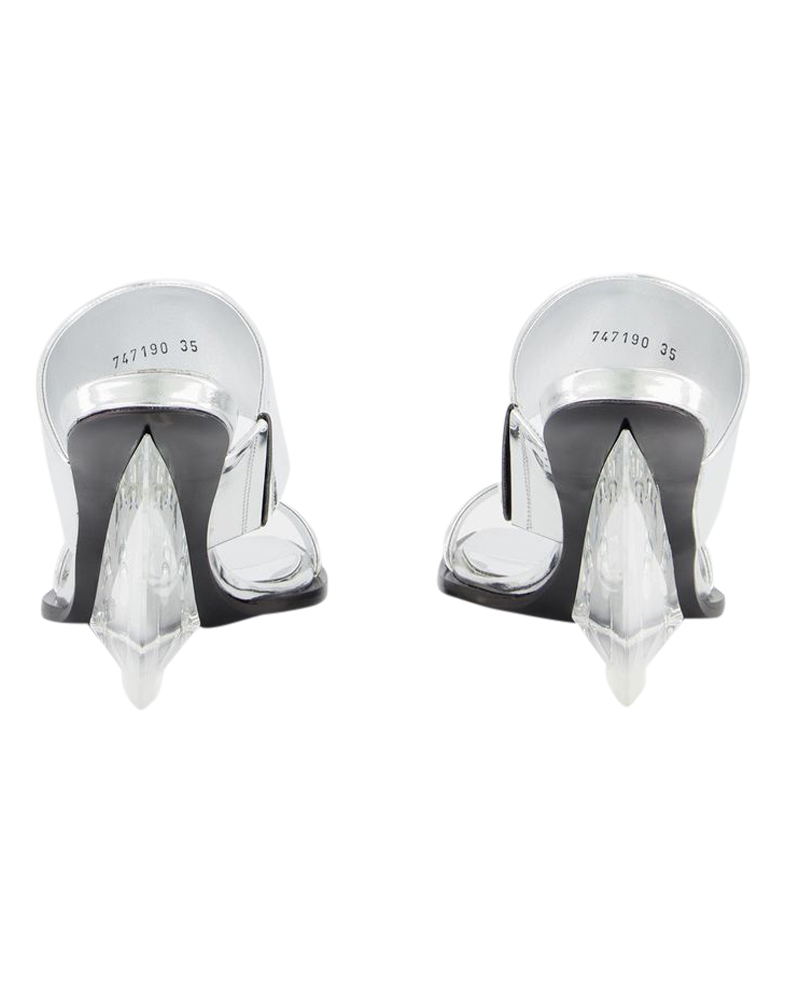 Sandals - Alexander Mcqueen - Silver - Leather