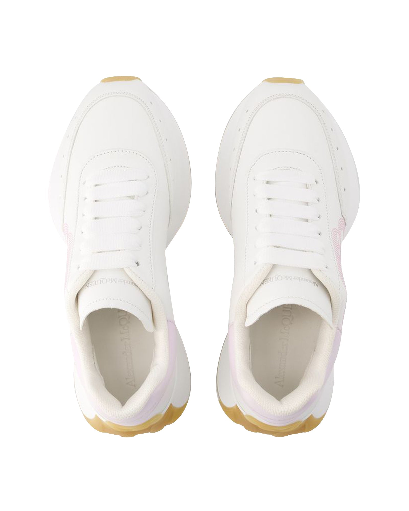 Sprint Runner Sneakers - Alexander Mcqueen - Leather - White