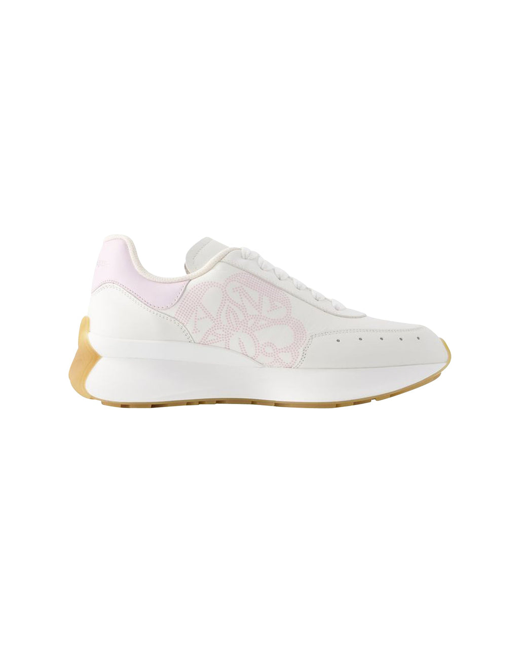 Sprint Runner Sneakers - Alexander Mcqueen - Leather - White