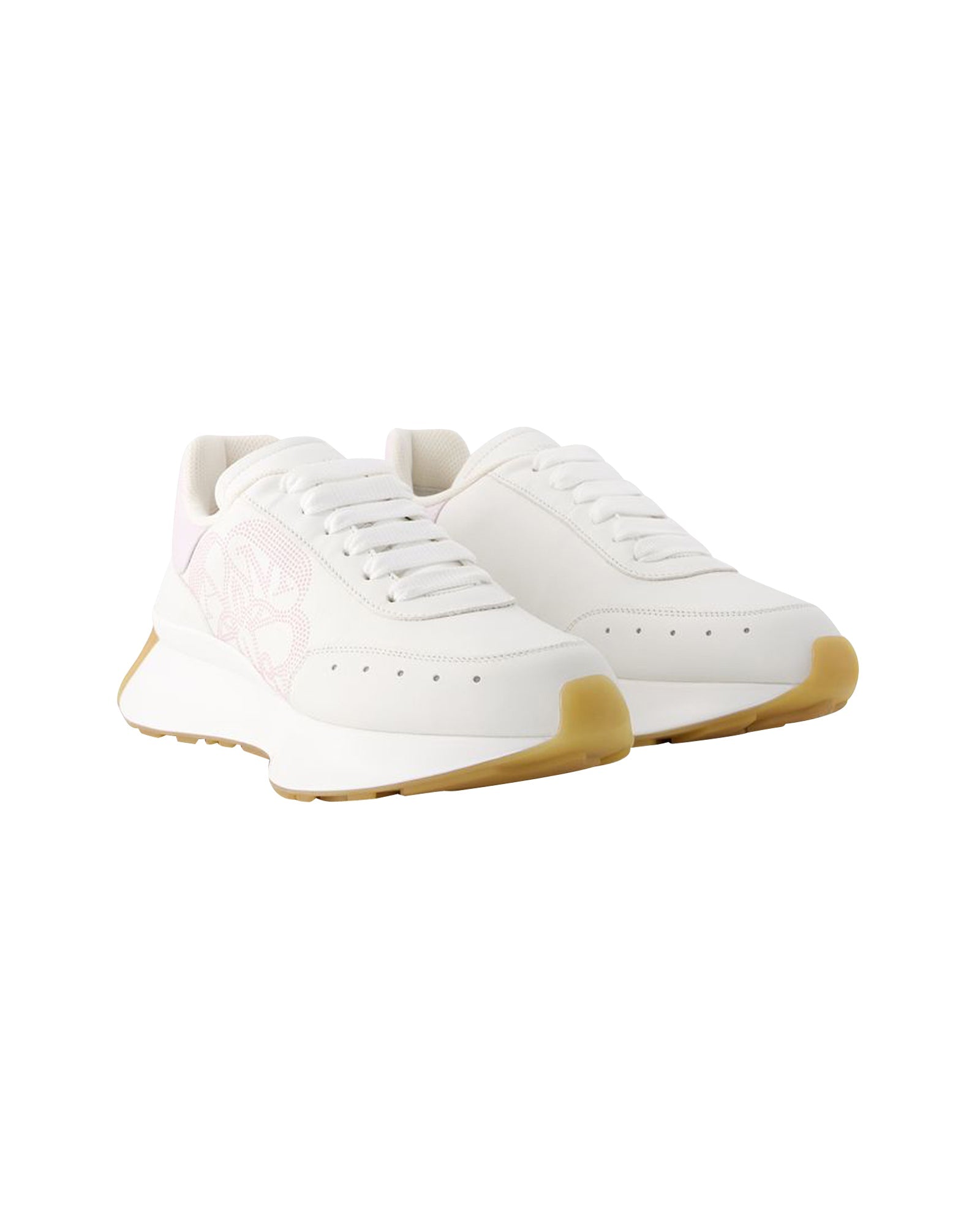 Sprint Runner Sneakers - Alexander Mcqueen - Leather - White