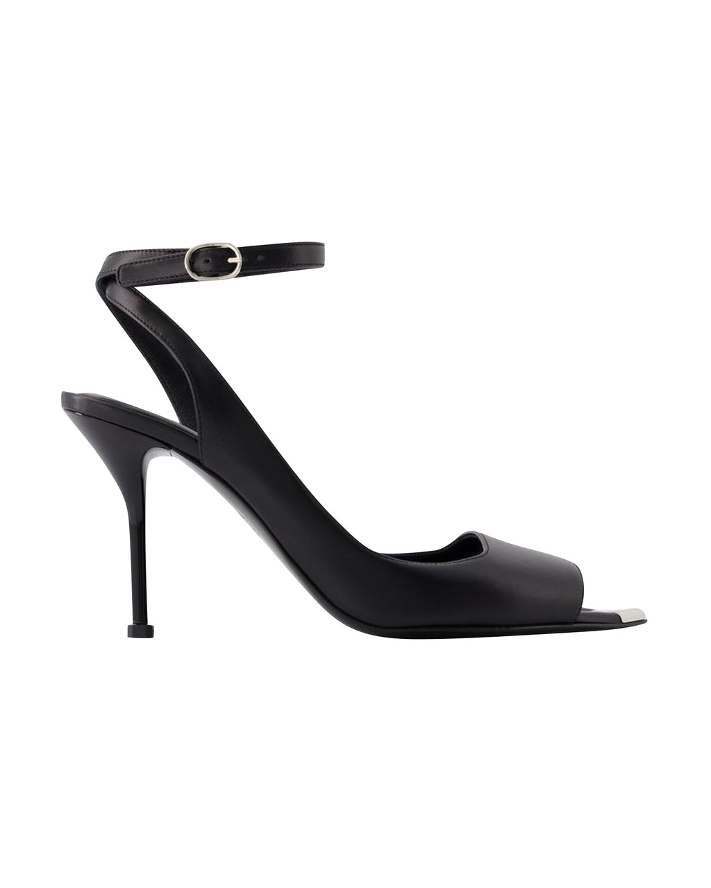 Punk Sandals - Alexander Mcqueen - Leather - Black/Silver