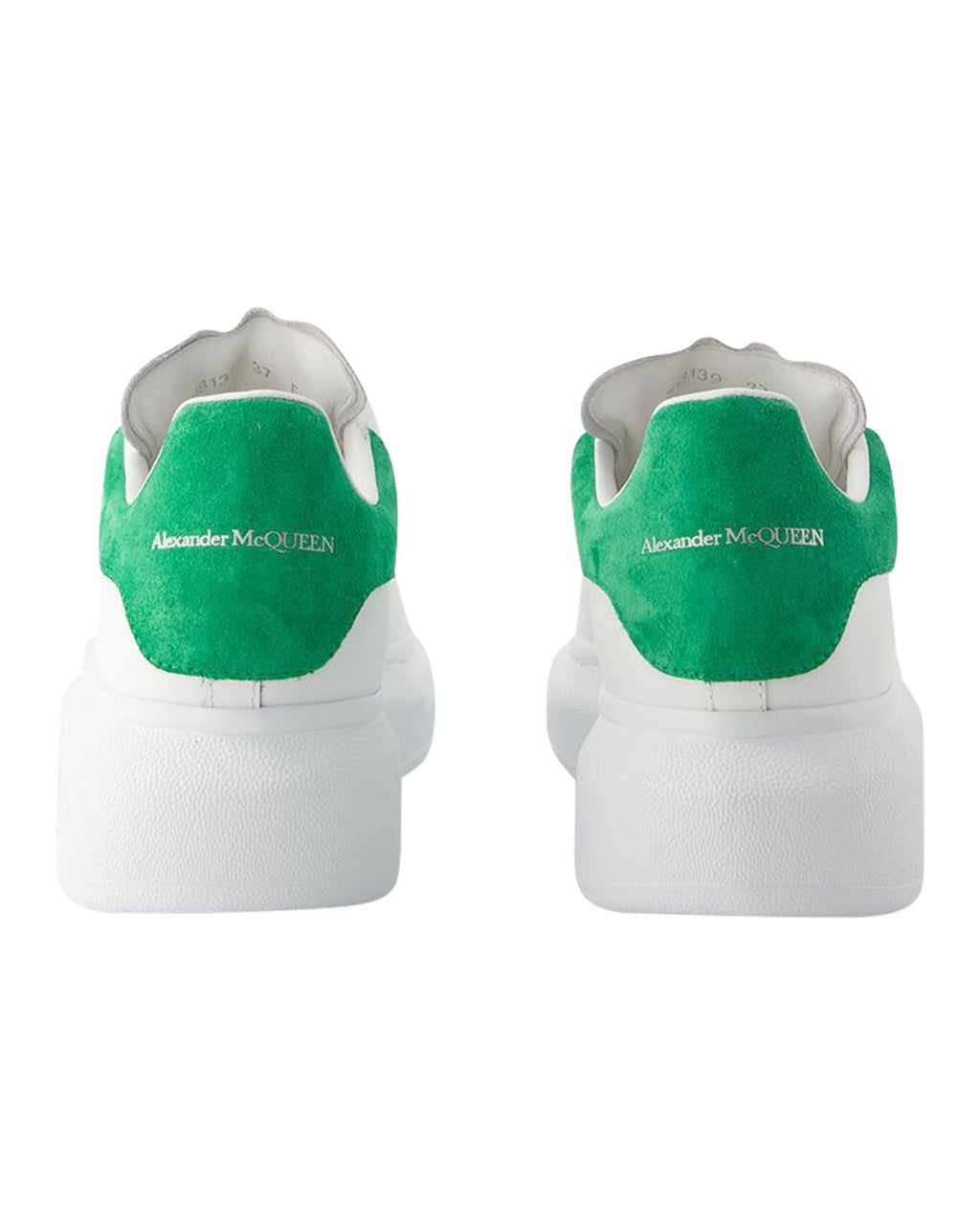 Oversized Sneakers - Alexander Mcqueen - Leather - White/Green
