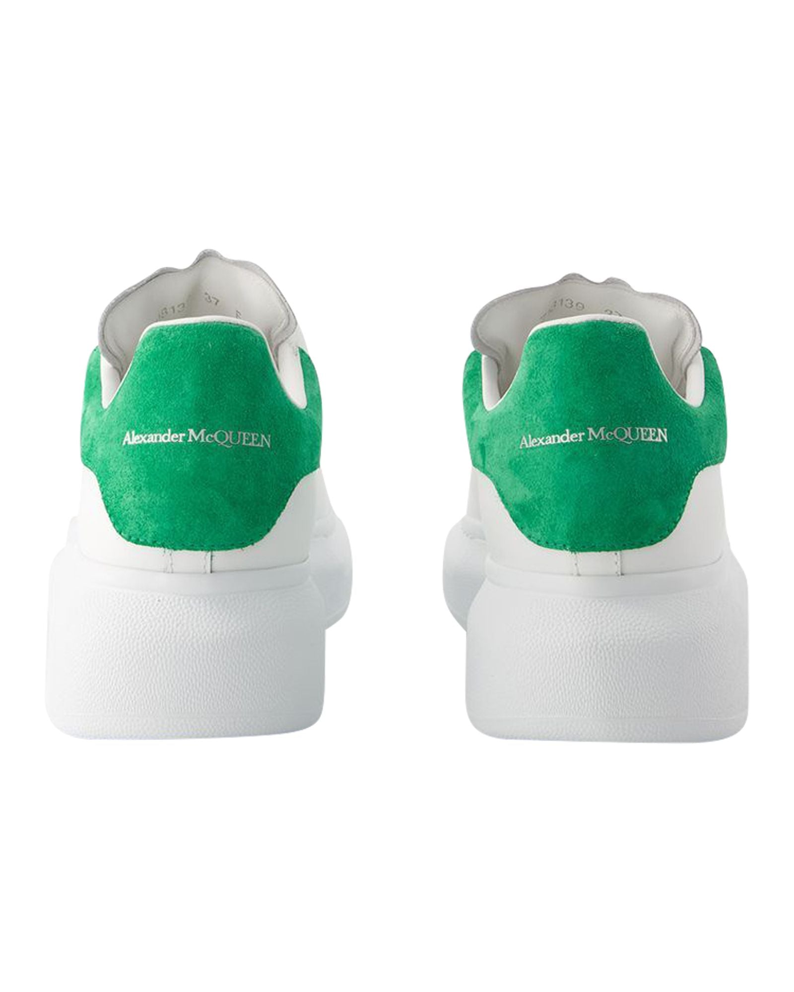Oversized Sneakers - Alexander Mcqueen - Leather - White/Green