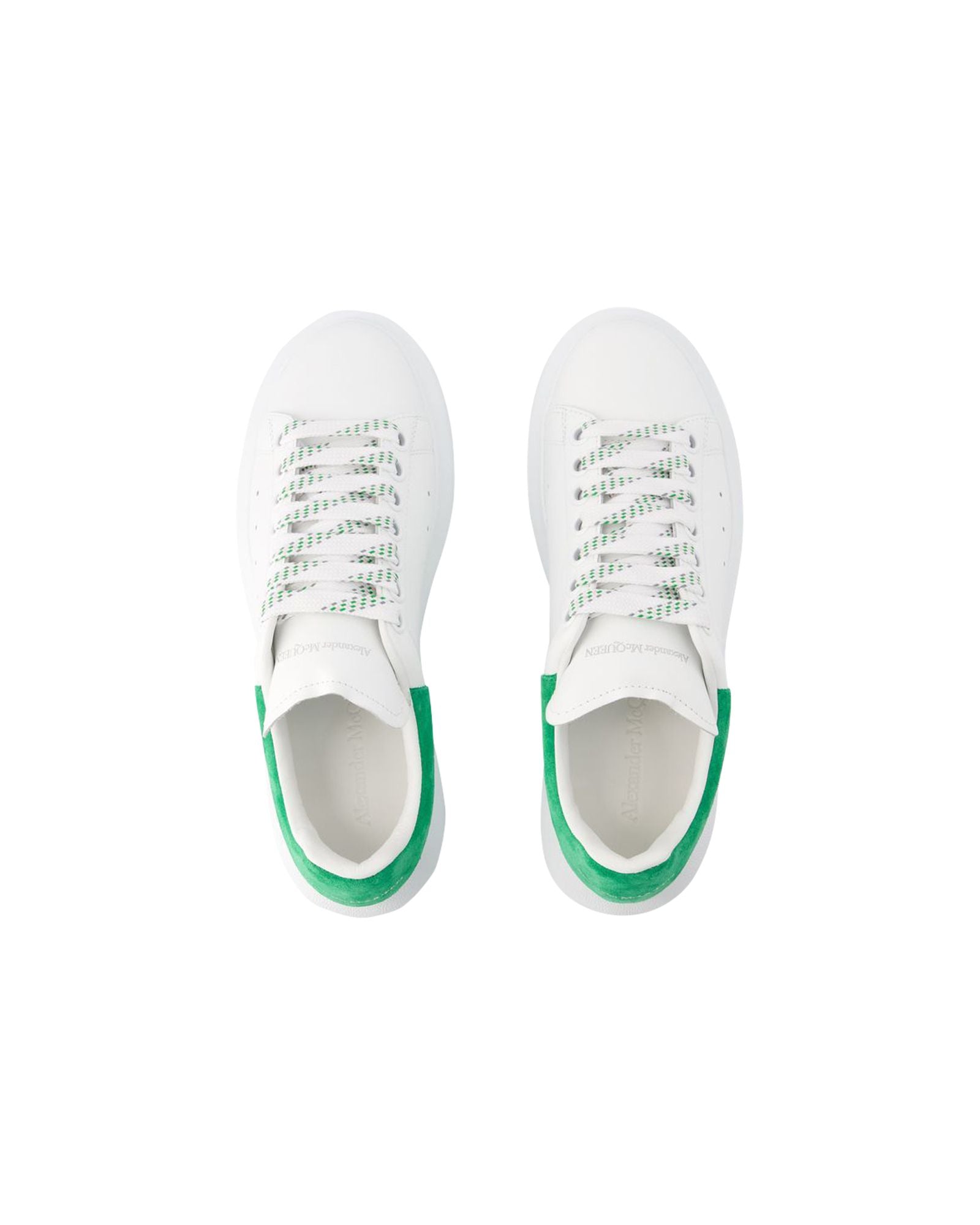 Oversized Sneakers - Alexander Mcqueen - Leather - White/Green
