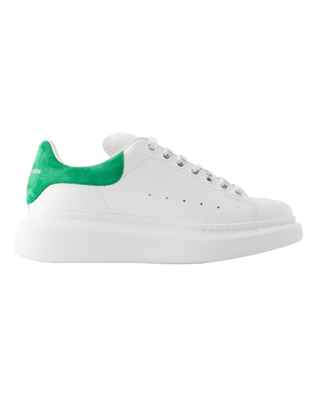 Oversized Sneakers - Alexander Mcqueen - Leather - White/Green