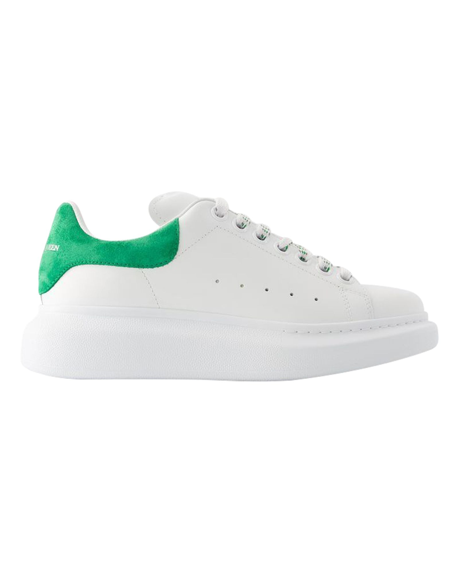 Oversized Sneakers - Alexander Mcqueen - Leather - White/Green