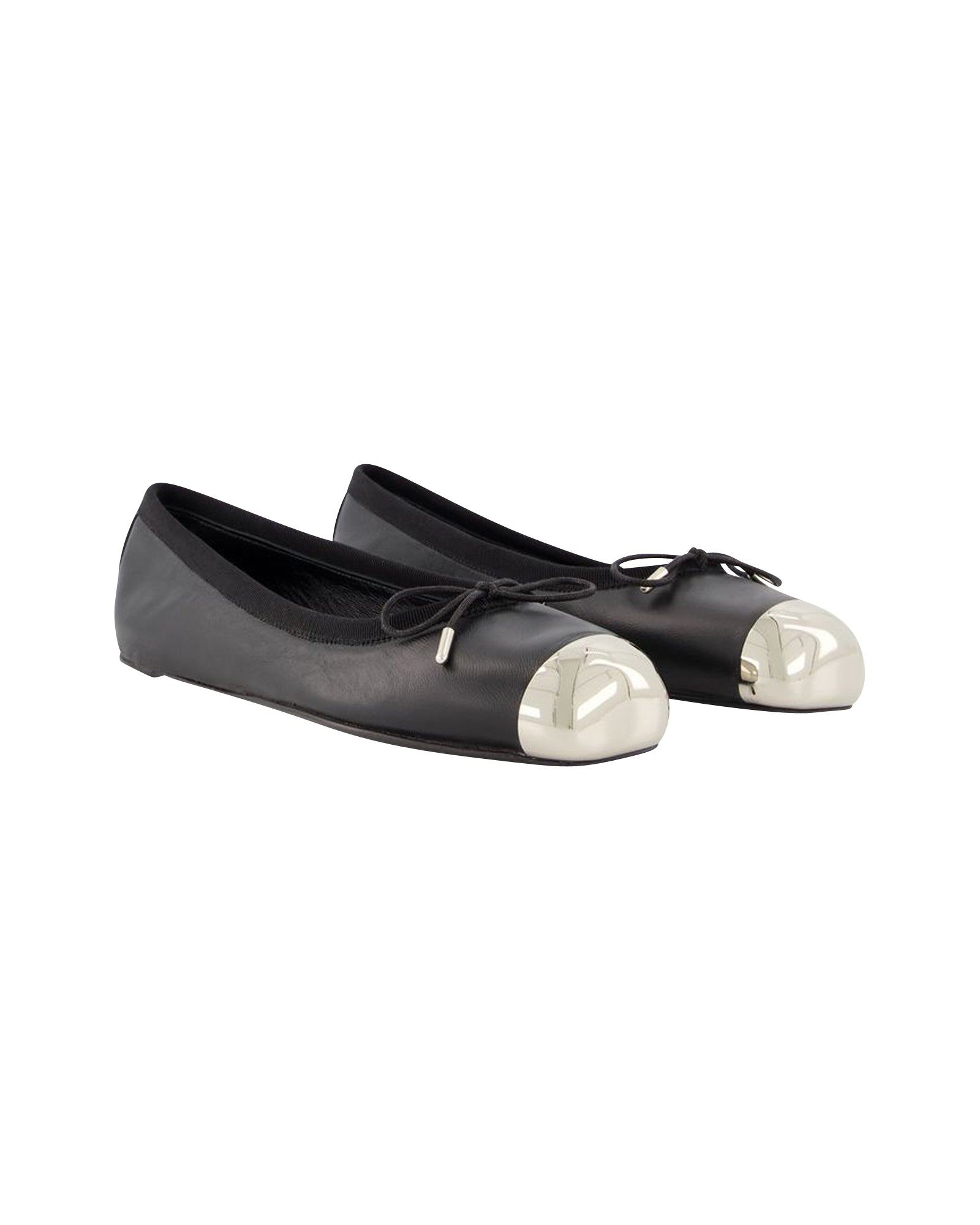 Punk Ballet Flats - Alexander Mcqueen - Leather - Black/Silver