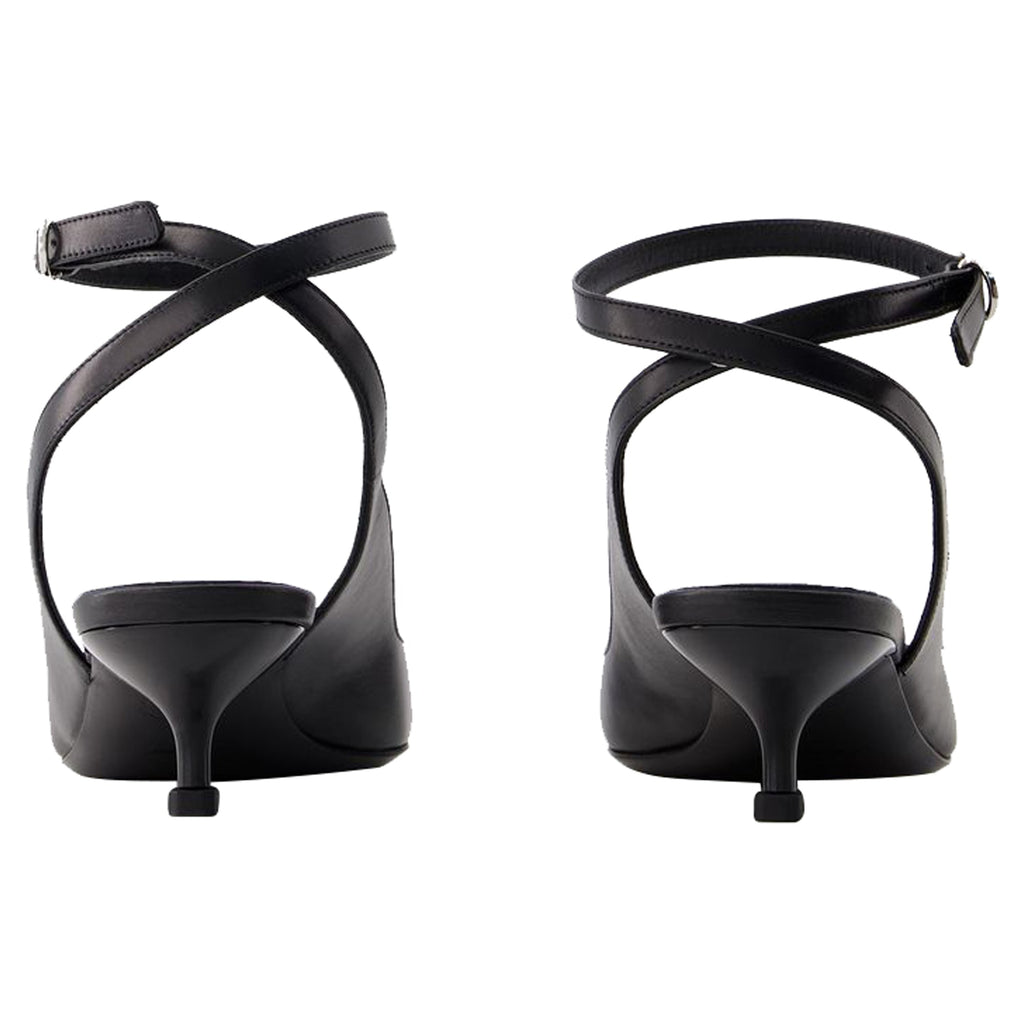 Punk Sandals - Alexander Mcqueen - Leather - Black/Silver