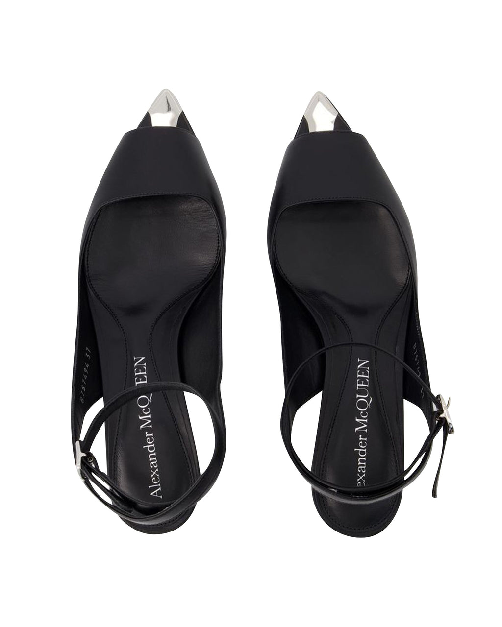 Punk Sandals - Alexander Mcqueen - Leather - Black/Silver