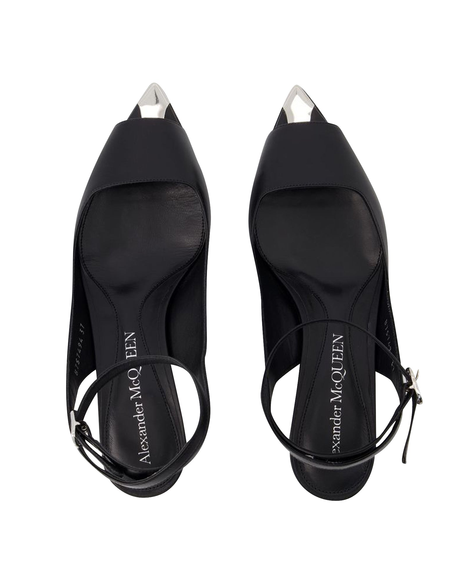 Punk Sandals - Alexander Mcqueen - Leather - Black/Silver