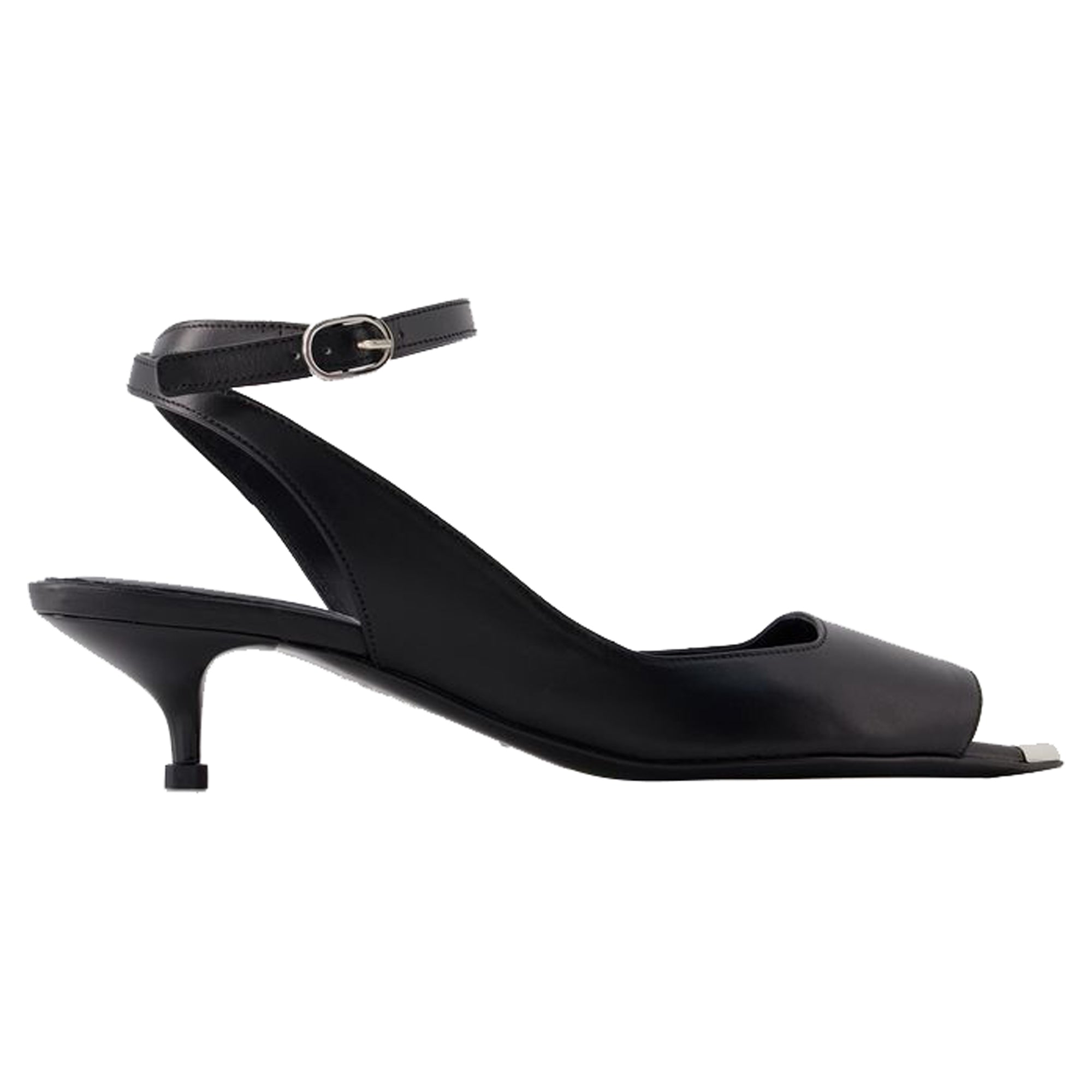 Punk Sandals - Alexander Mcqueen - Leather - Black/Silver