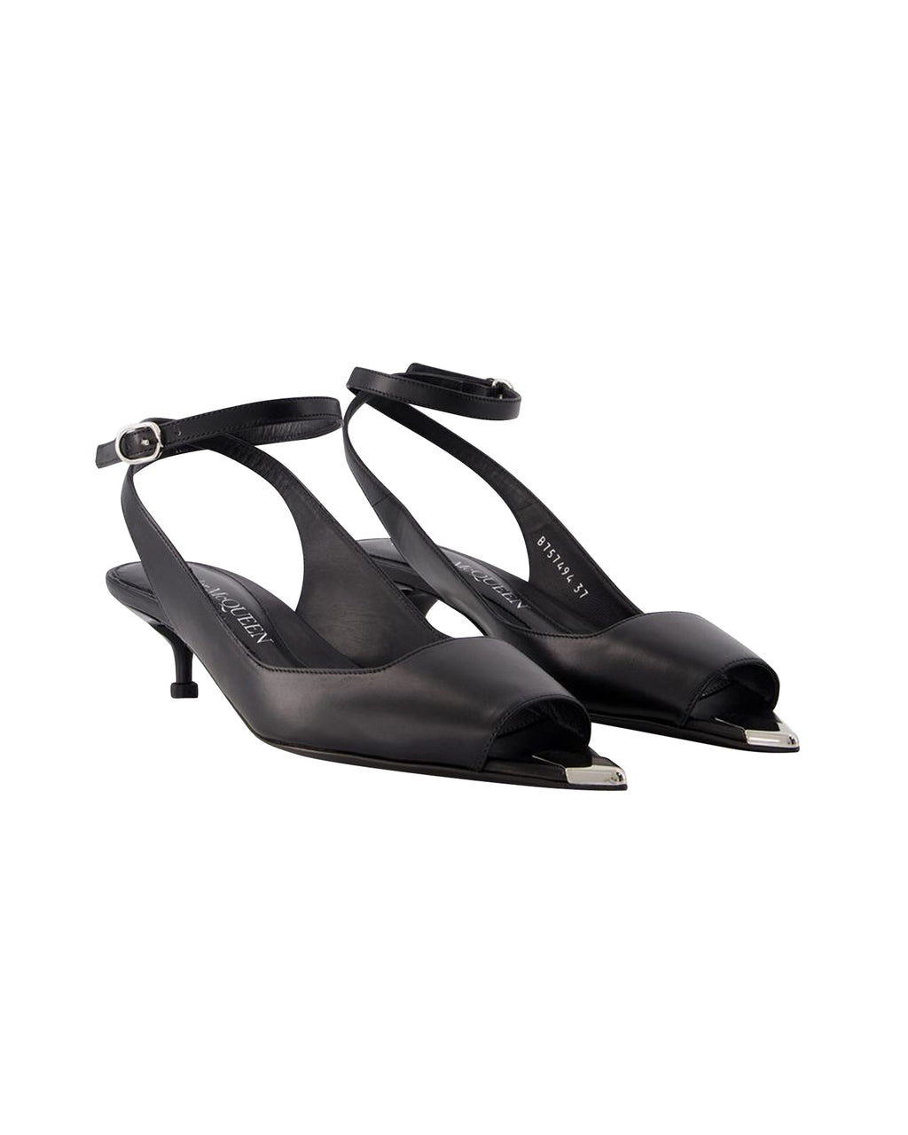 Punk Sandals - Alexander Mcqueen - Leather - Black/Silver