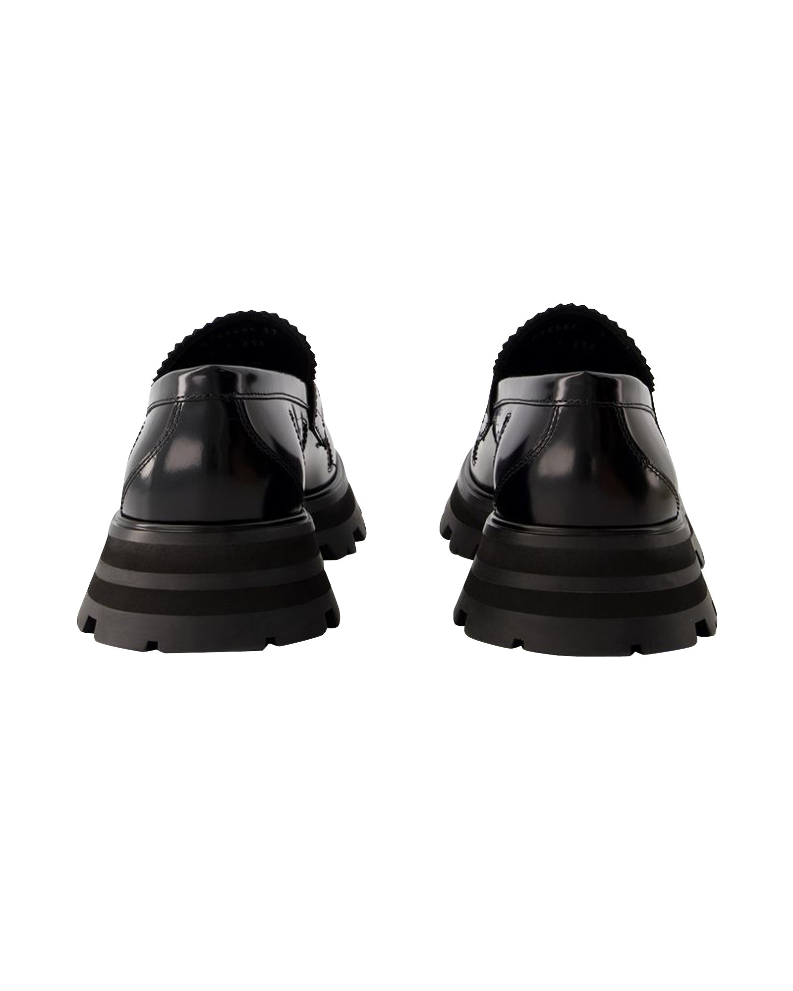 Wander Ankle Boots - Alexander Mcqueen - Black/White - Leather