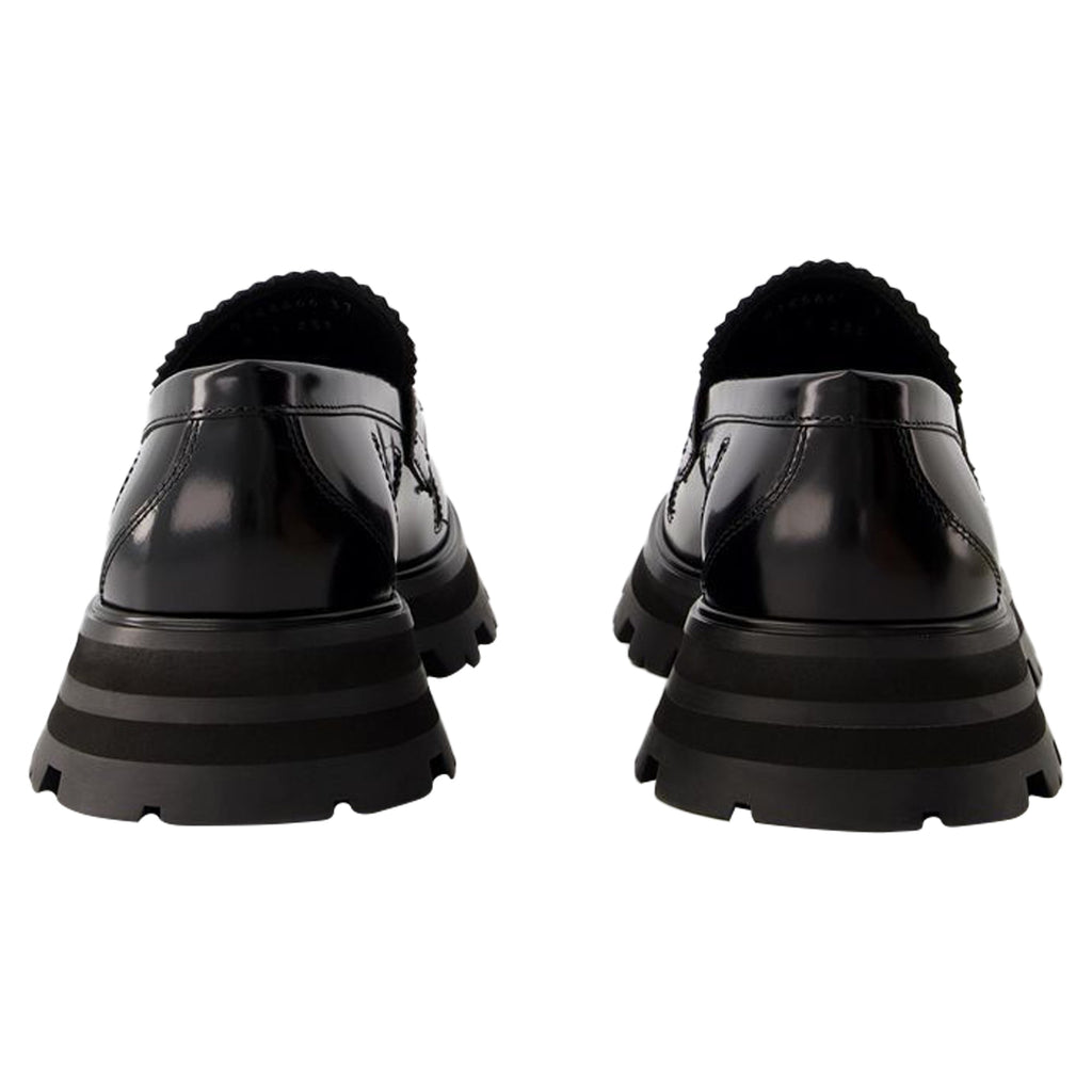 Wander Ankle Boots - Alexander Mcqueen - Black/White - Leather