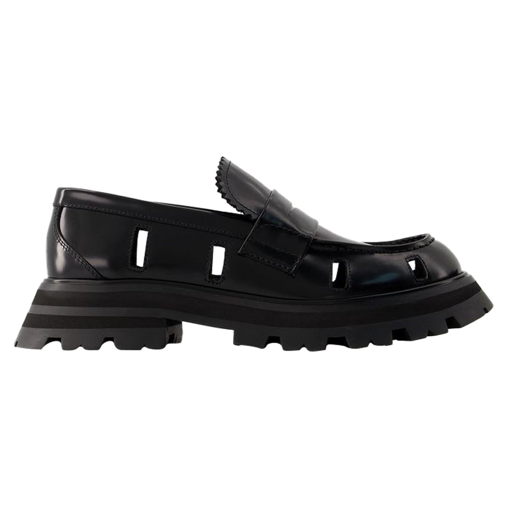 Wander Ankle Boots - Alexander Mcqueen - Black/White - Leather