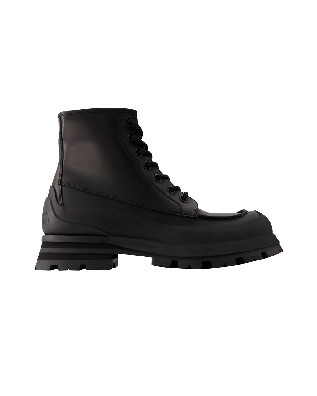 Tread Ankle Boots - Alexander Mcqueen - Leather - Black