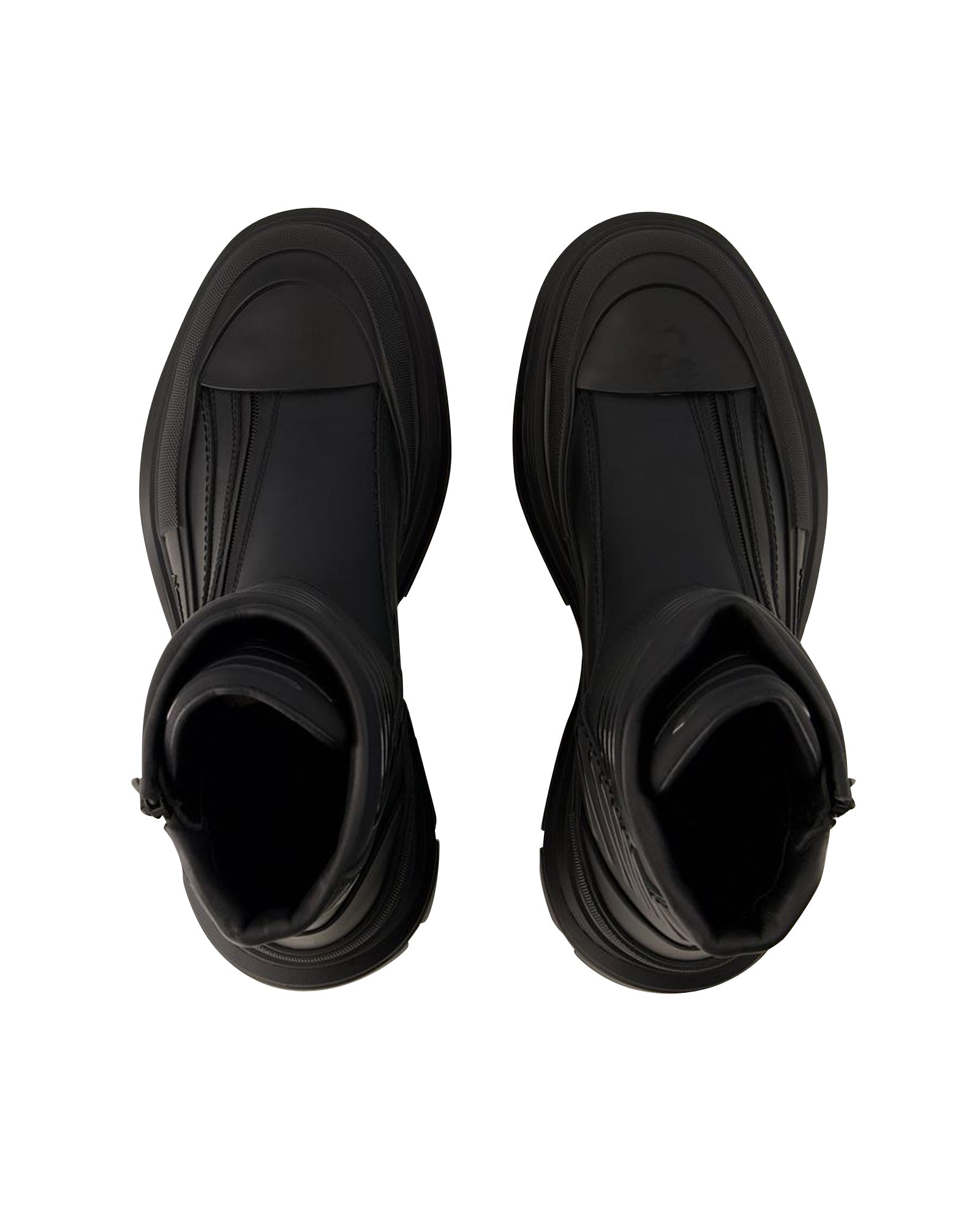 Tread Ankle Boots - Alexander Mcqueen - Leather - Black