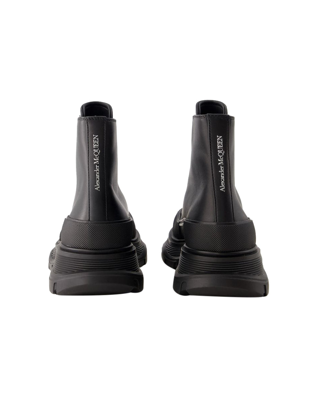 Tread Slick Ankle Boots - Alexander Mcqueen - Leather - Black
