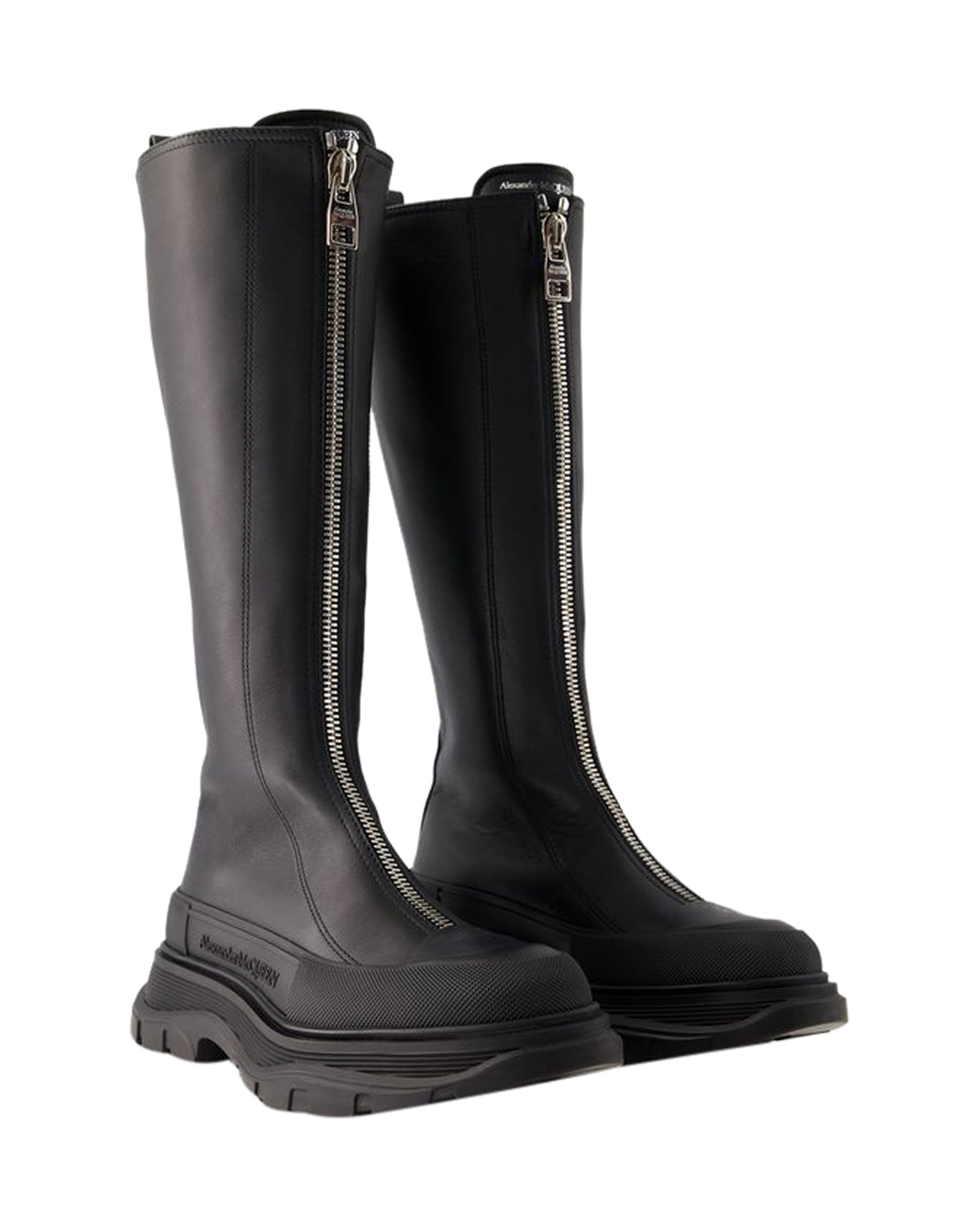 Tread Slick Boots - Alexander Mcqueen - Leather - Black