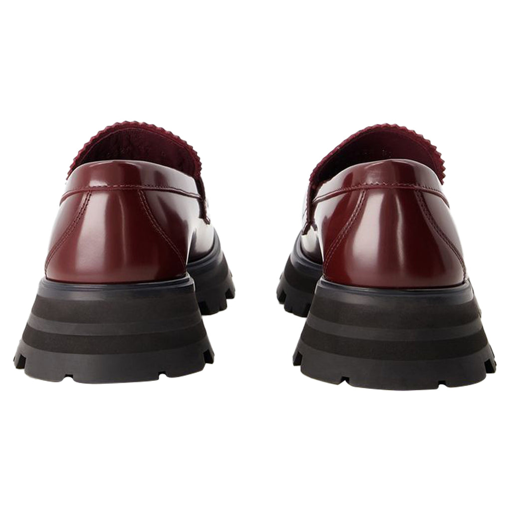 Loafers - Alexander Mcqueen - Leather - Dark Burgundy