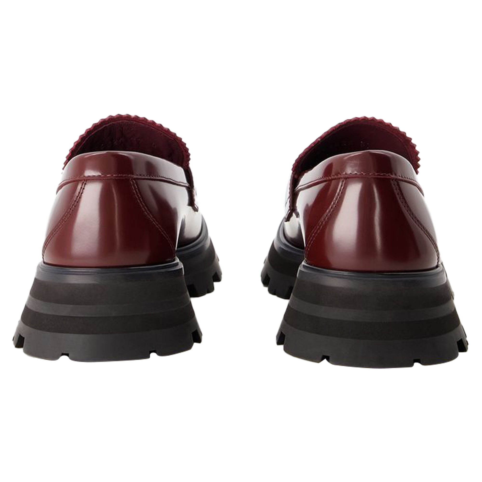 Loafers - Alexander Mcqueen - Leather - Dark Burgundy