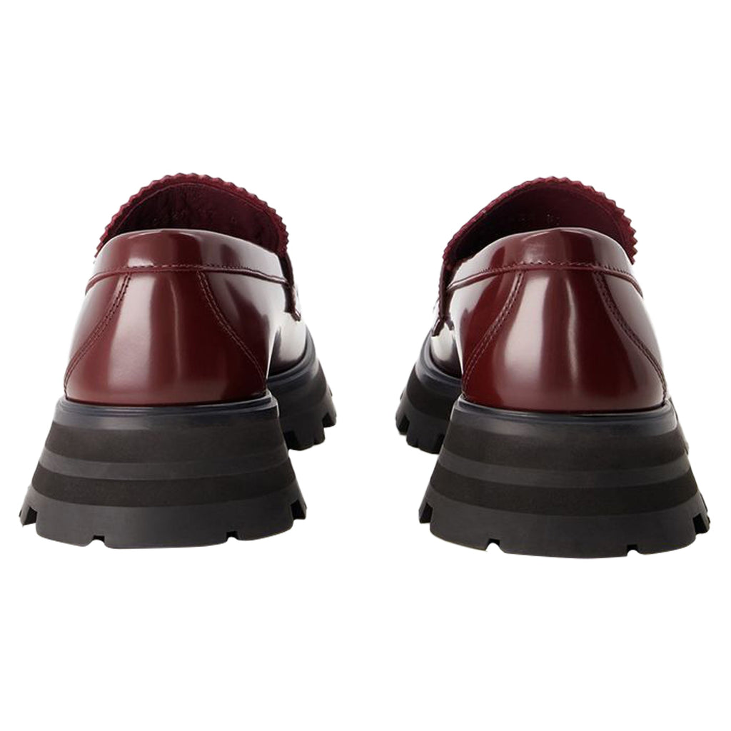 Loafers - Alexander Mcqueen - Leather - Dark Burgundy