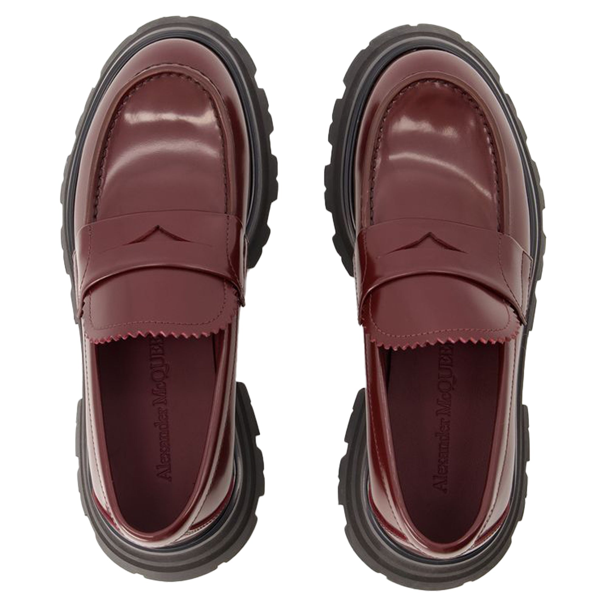 Loafers - Alexander Mcqueen - Leather - Dark Burgundy