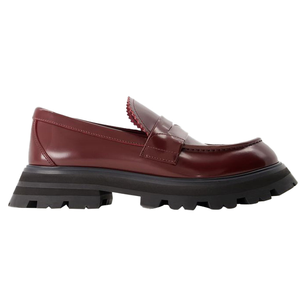 Loafers - Alexander Mcqueen - Leather - Dark Burgundy