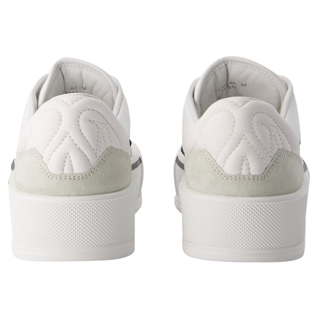Oversized Sneakers - Alexander McQueen - Leather - White/Black