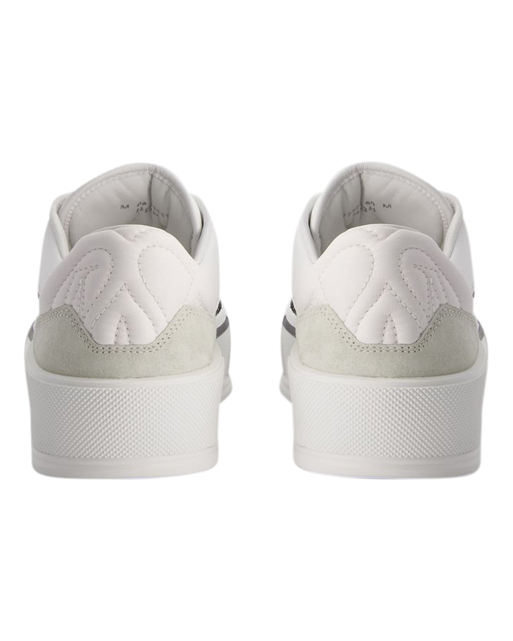 Oversized Sneakers - Alexander McQueen - Leather - White/Black