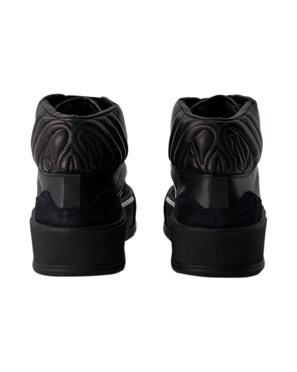 Deck Sneakers - Alexander McQueen - Leather - Black/White