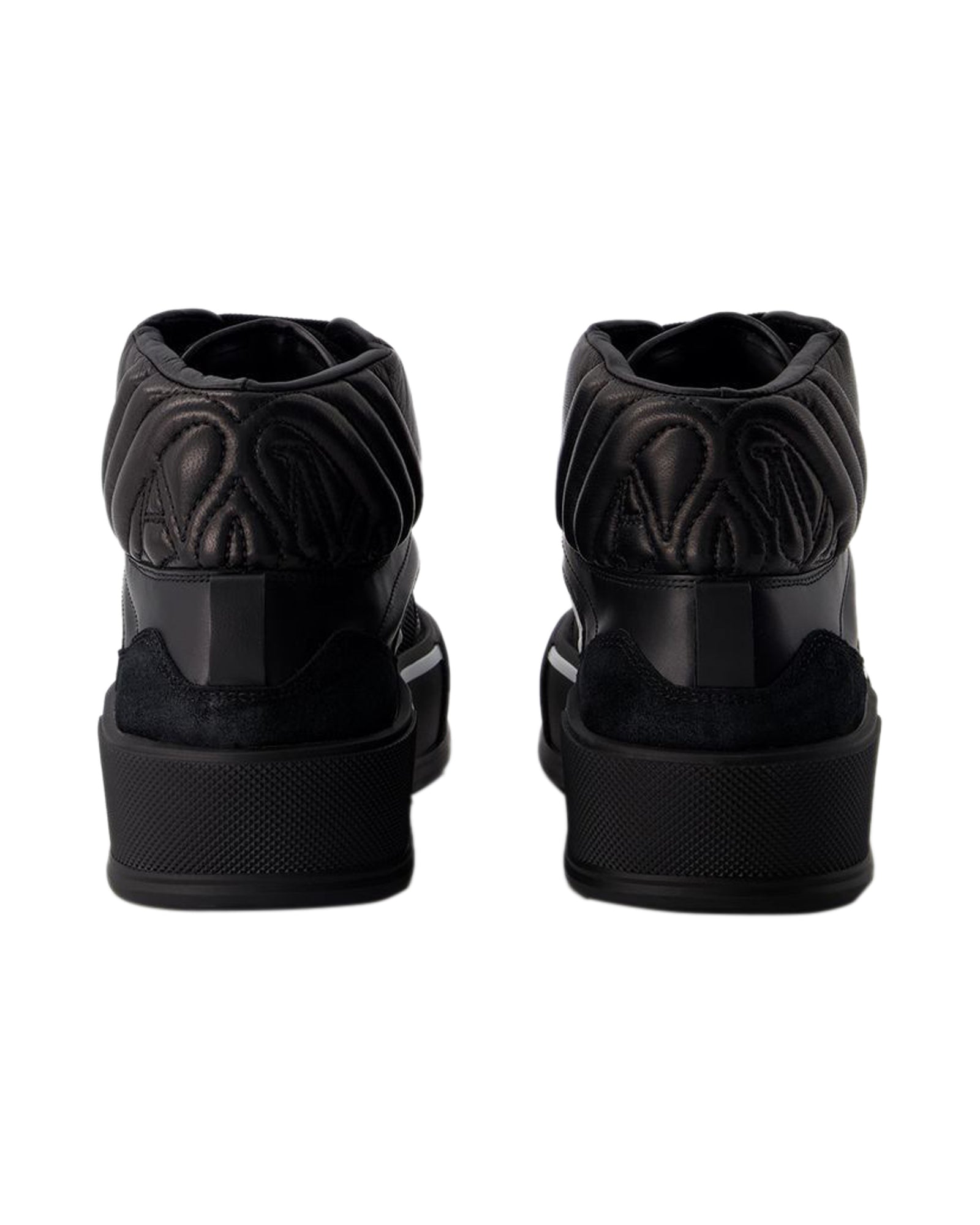 Deck Sneakers - Alexander McQueen - Leather - Black/White