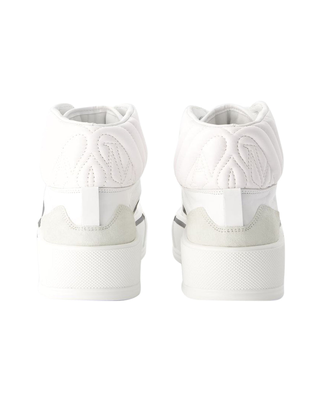 Oversized Sneakers - Alexander McQueen - Leather - White/Black