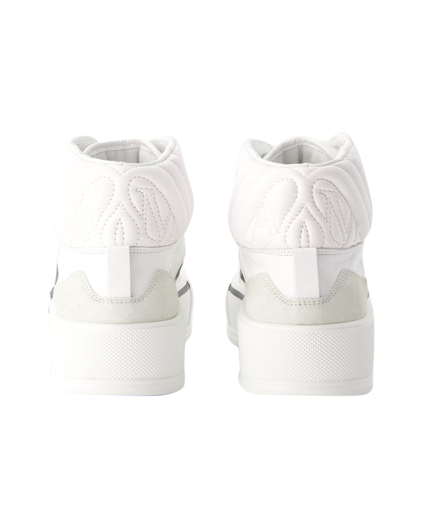 Oversized Sneakers - Alexander McQueen - Leather - White/Black