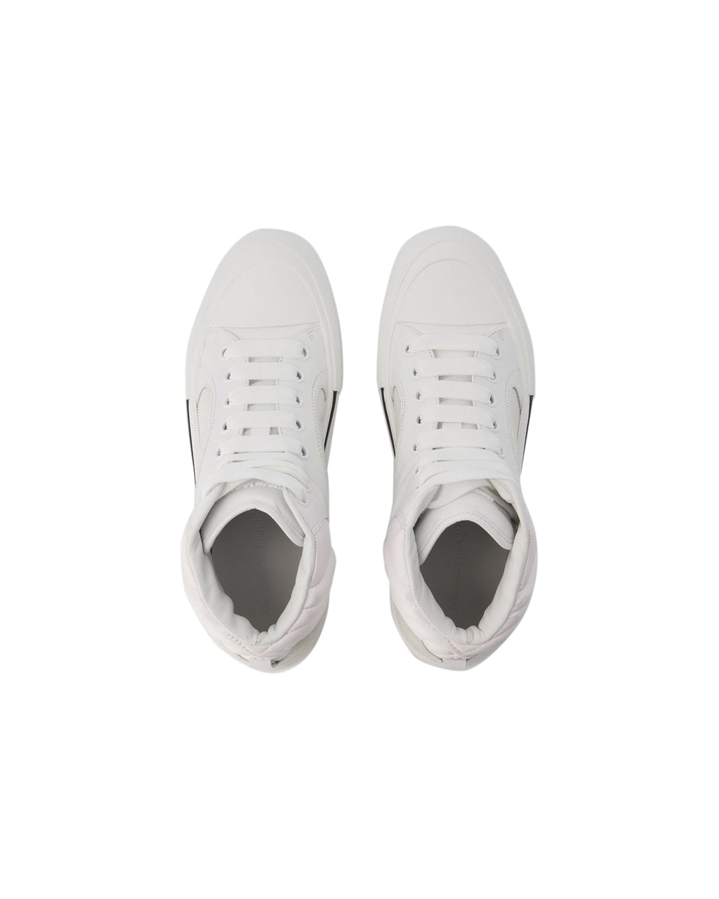 Oversized Sneakers - Alexander McQueen - Leather - White/Black