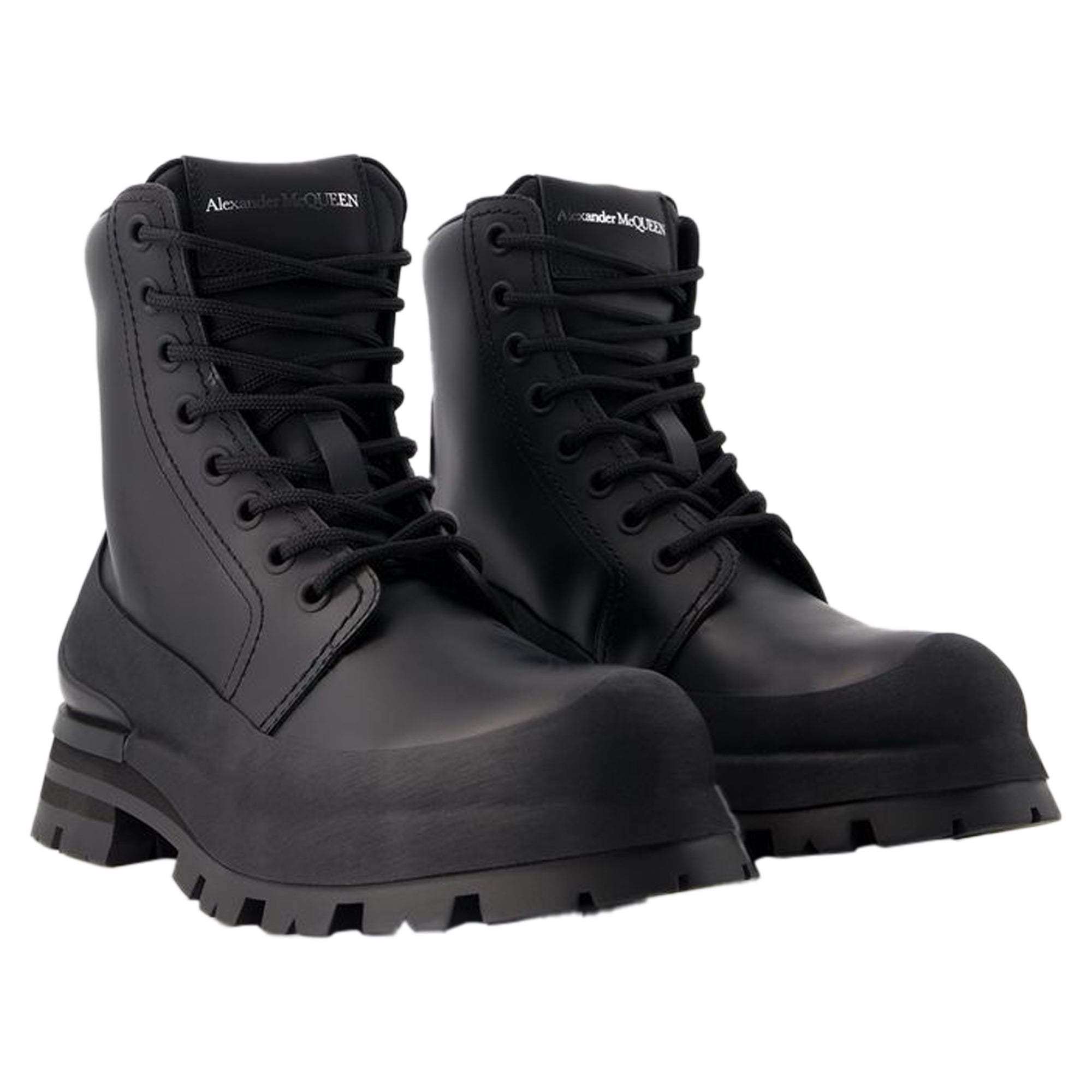 Wander Ankle Boots - Alexander McQueen - Calfskin - Black