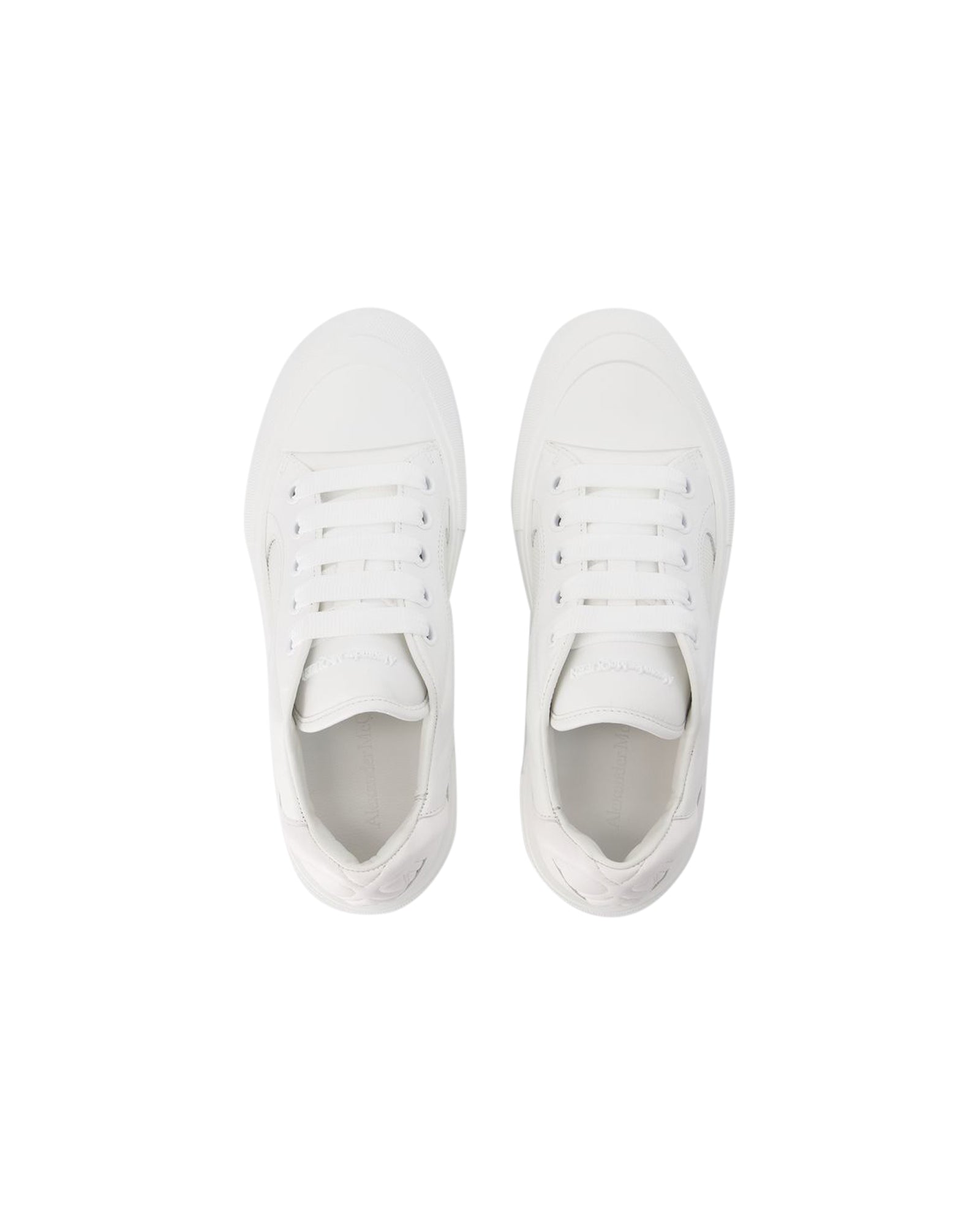 Deck Sneakers - Alexander McQueen - Calfskin - White