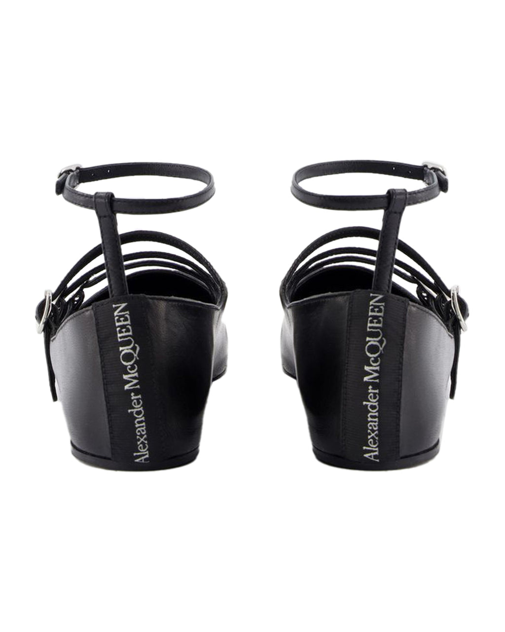 Cage Ballerinas - Alexander McQueen - Leather - Black