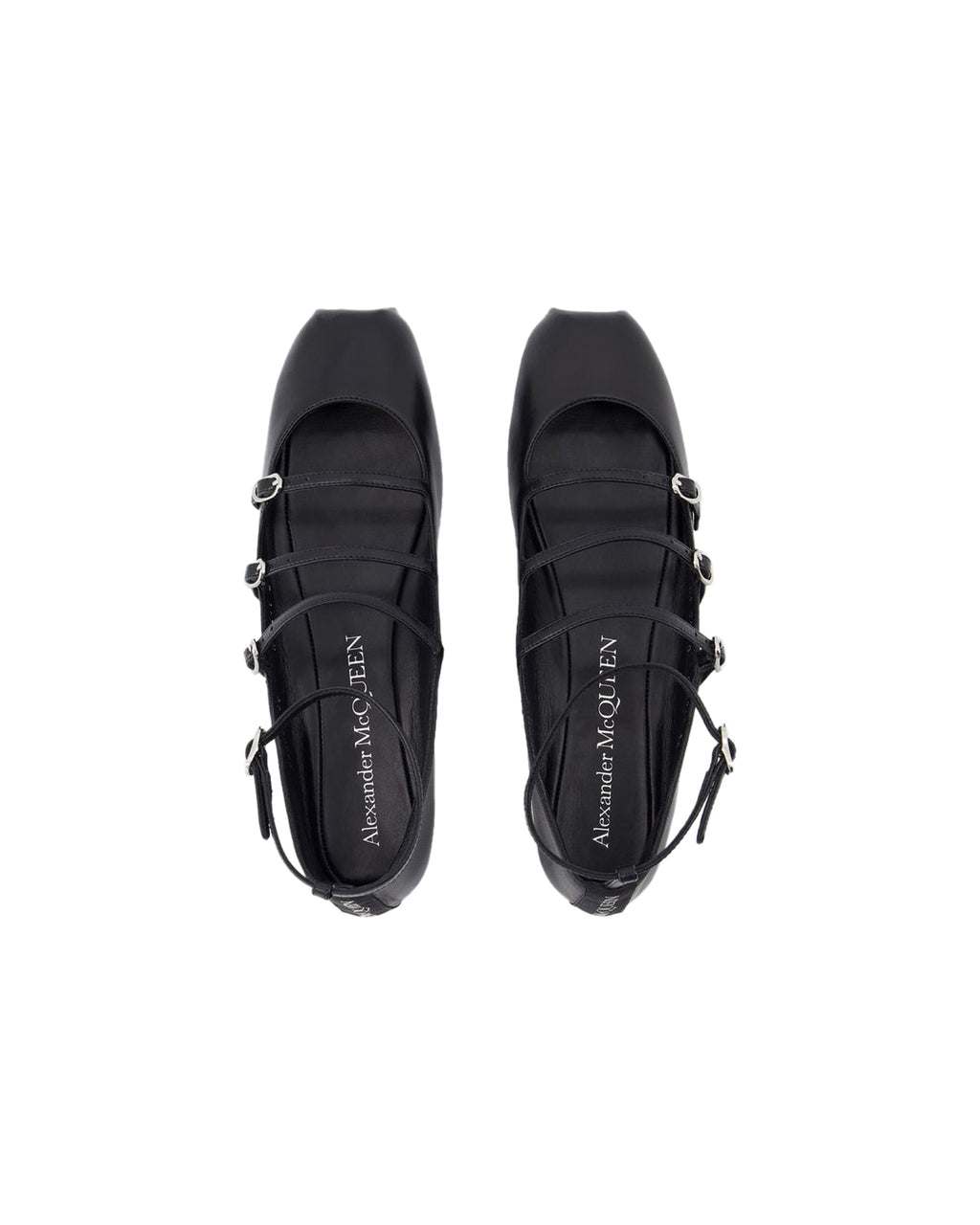 Cage Ballerinas - Alexander McQueen - Leather - Black