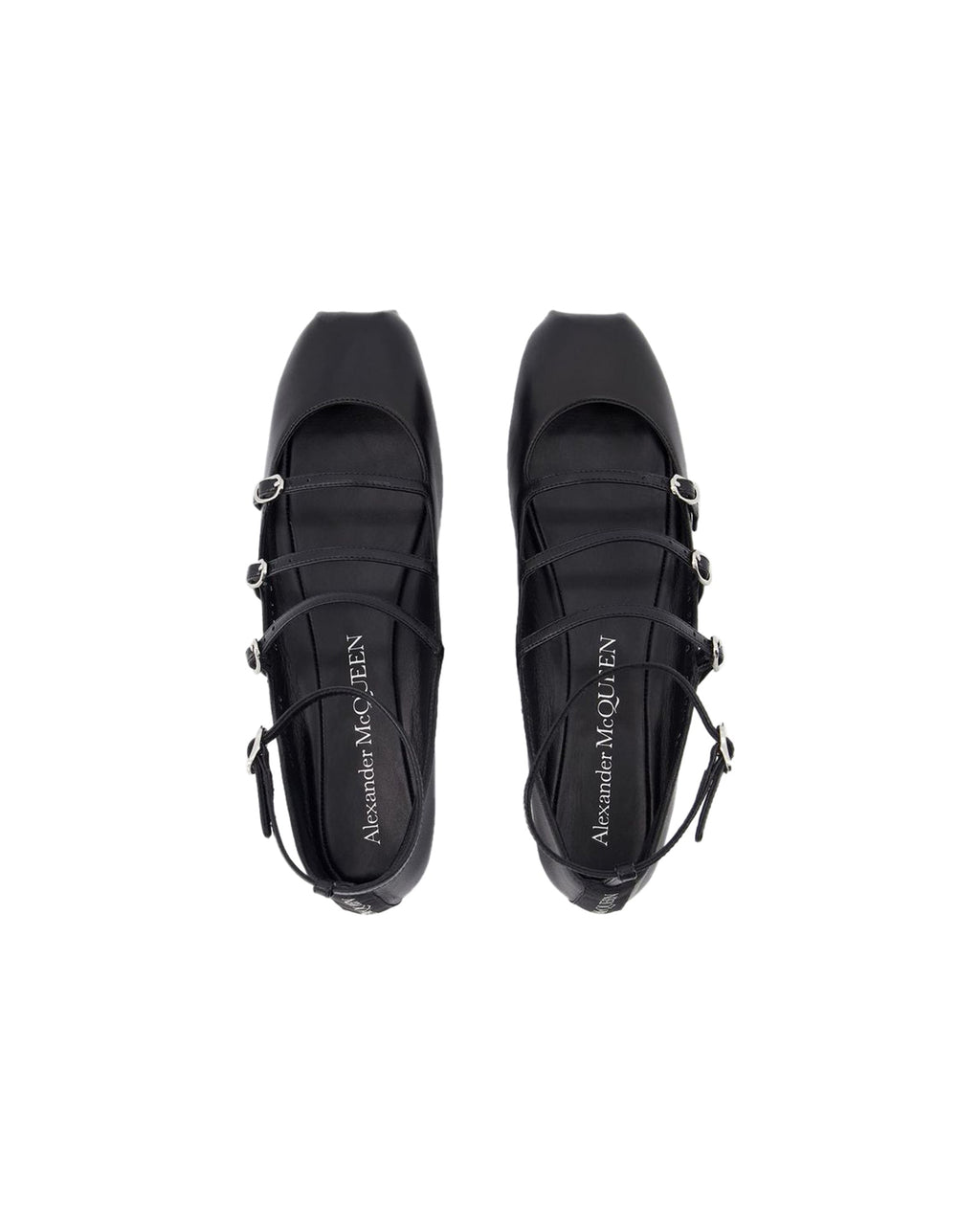 Cage Ballerinas - Alexander McQueen - Leather - Black