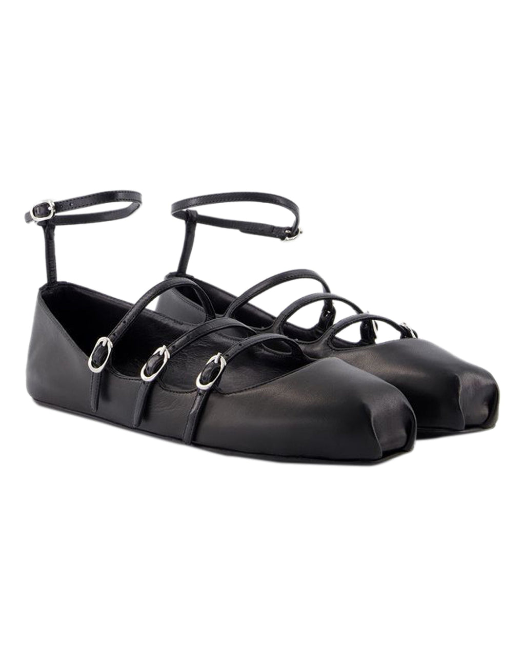 Cage Ballerinas - Alexander McQueen - Leather - Black