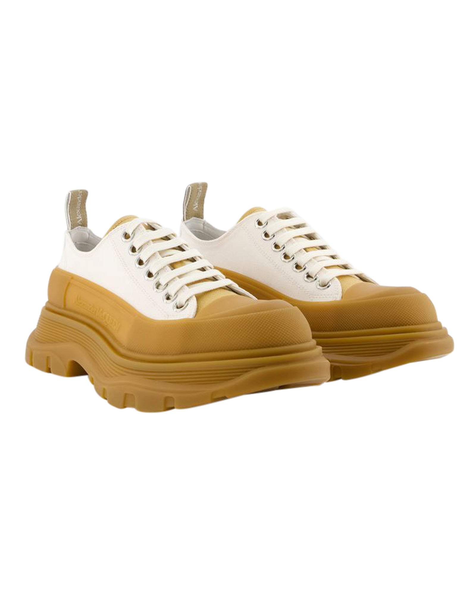 Tread Sneakers - Alexander McQueen - Leather - Beige