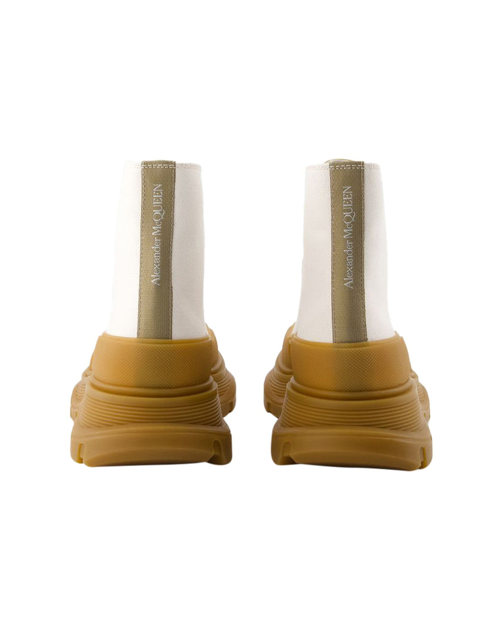 Tread Ankle Boots - Alexander McQueen - Calfskin - Beige