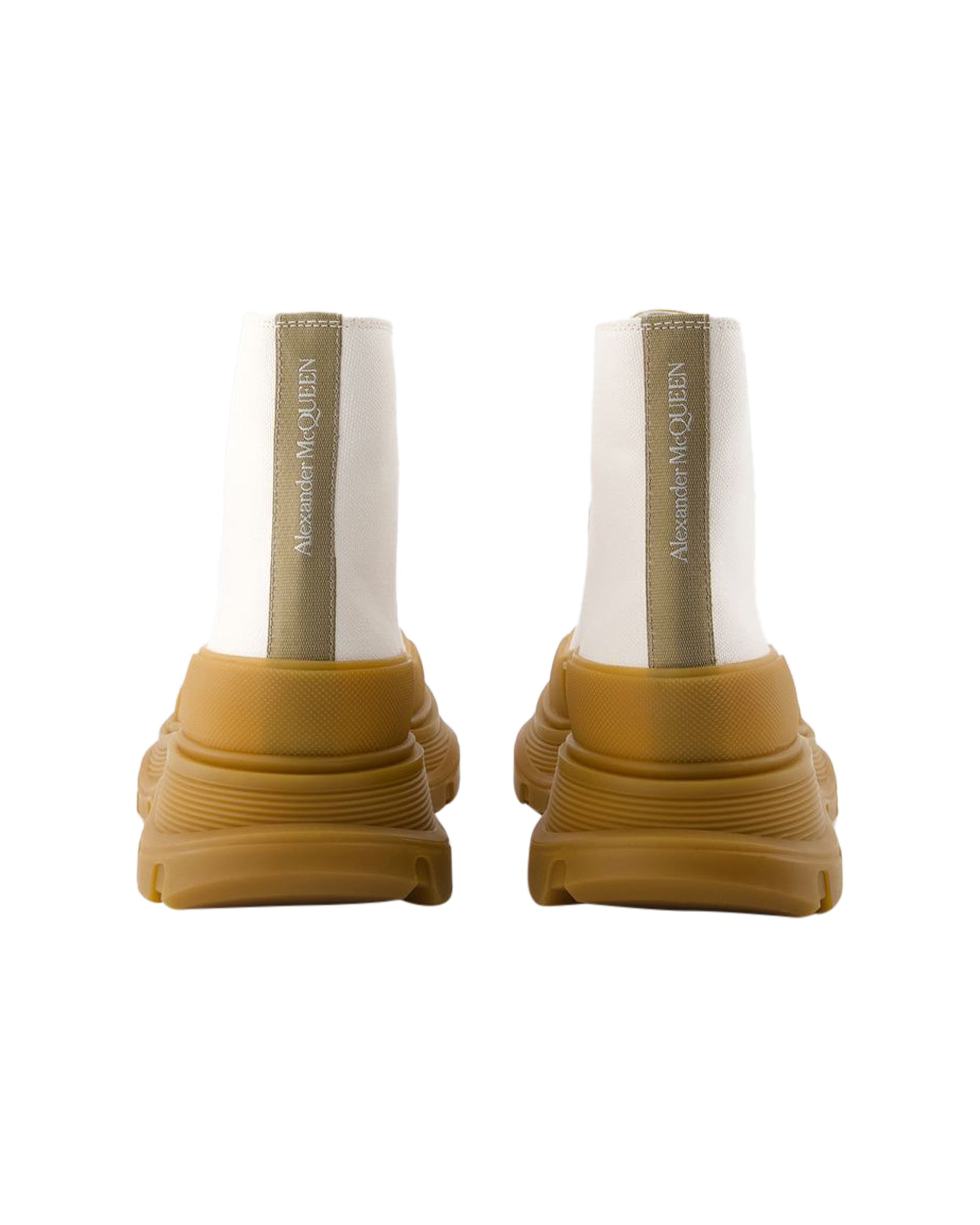 Tread Ankle Boots - Alexander McQueen - Calfskin - Beige