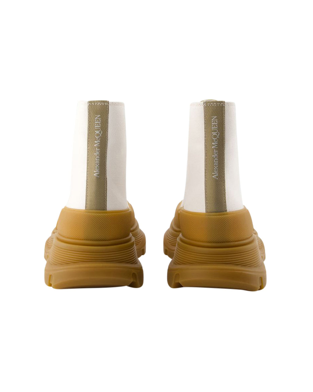 Tread Ankle Boots - Alexander McQueen - Calfskin - Beige