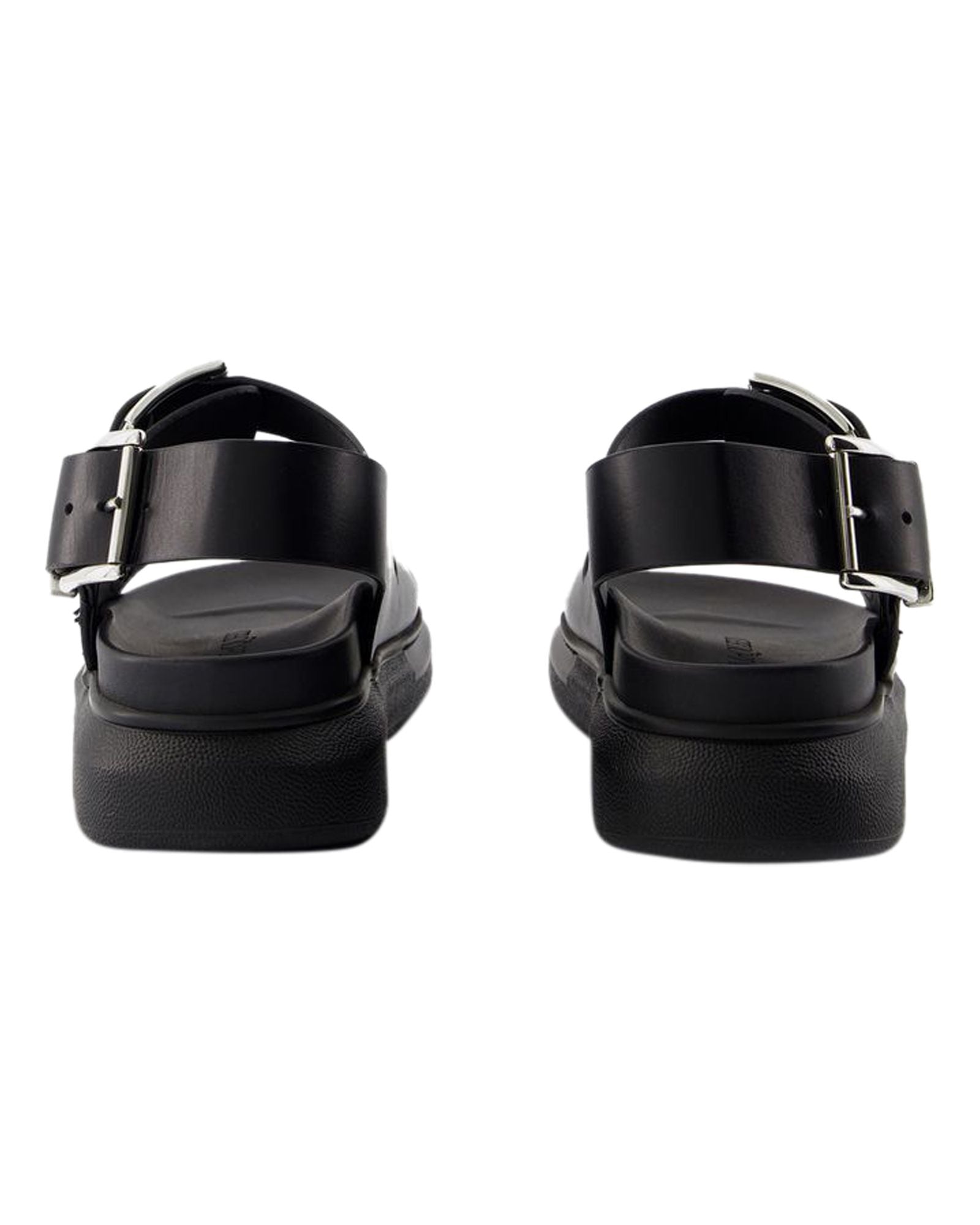 Seal Sandals - Alexander McQueen - Calfskin - Black